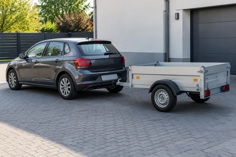 Imagen de la pregunta: Para conducir un turismo con un remolque de 750 kg de masa máxima autorizada (MMA), ¿qué permiso, al menos, se necesita?