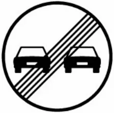 Imagen de la pregunta: A partir de la señal mostrada, ¿puede adelantar?